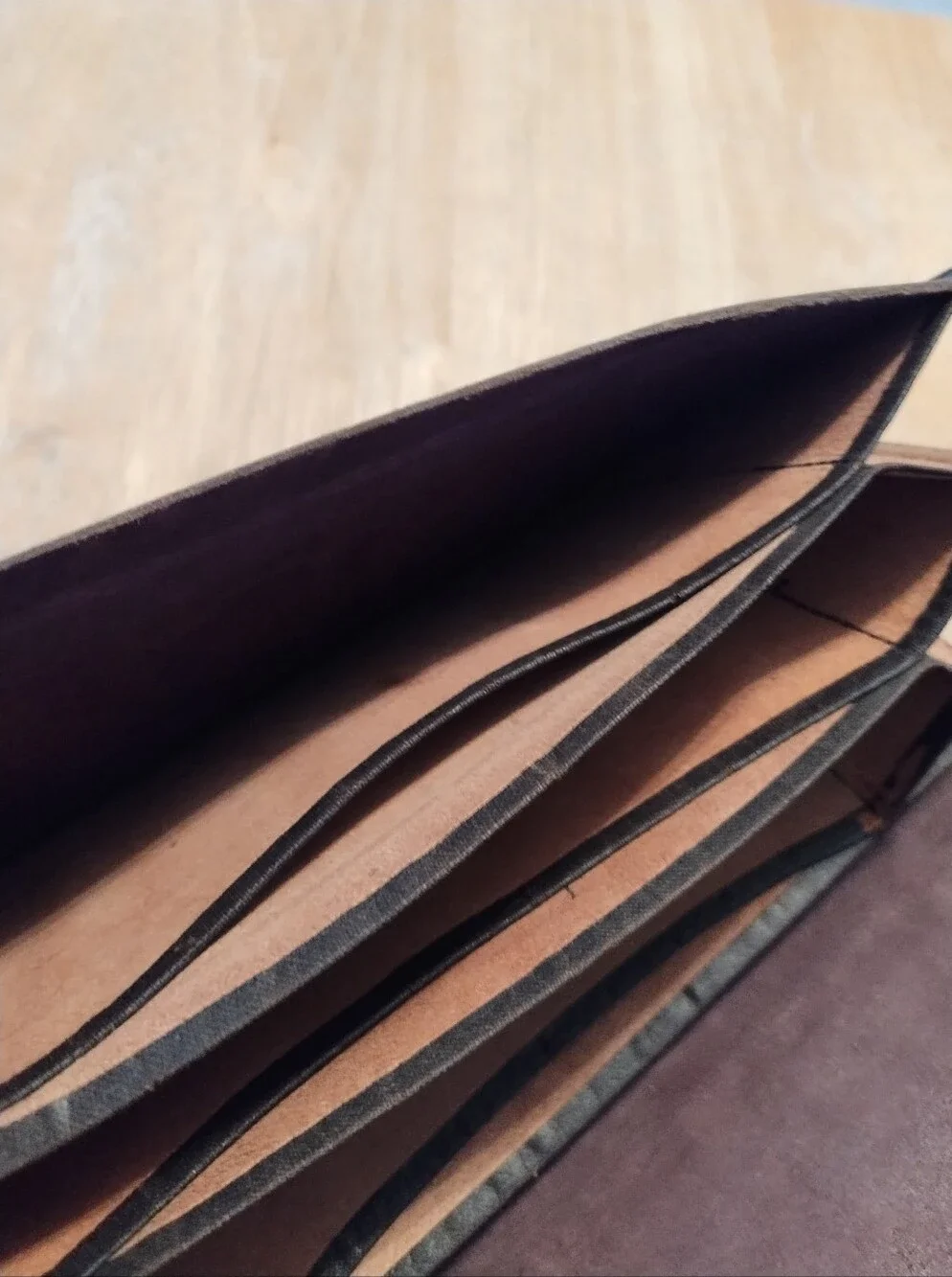 💼 Antique Leather Pocketbook/Billfold